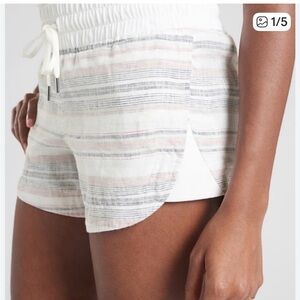 Athleta Beach side Cabo linen blend shorts
